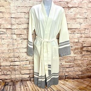 LINUM HOME Smyrna S/M Hotel/Spa Luxury Belted Pockets Robe kimono